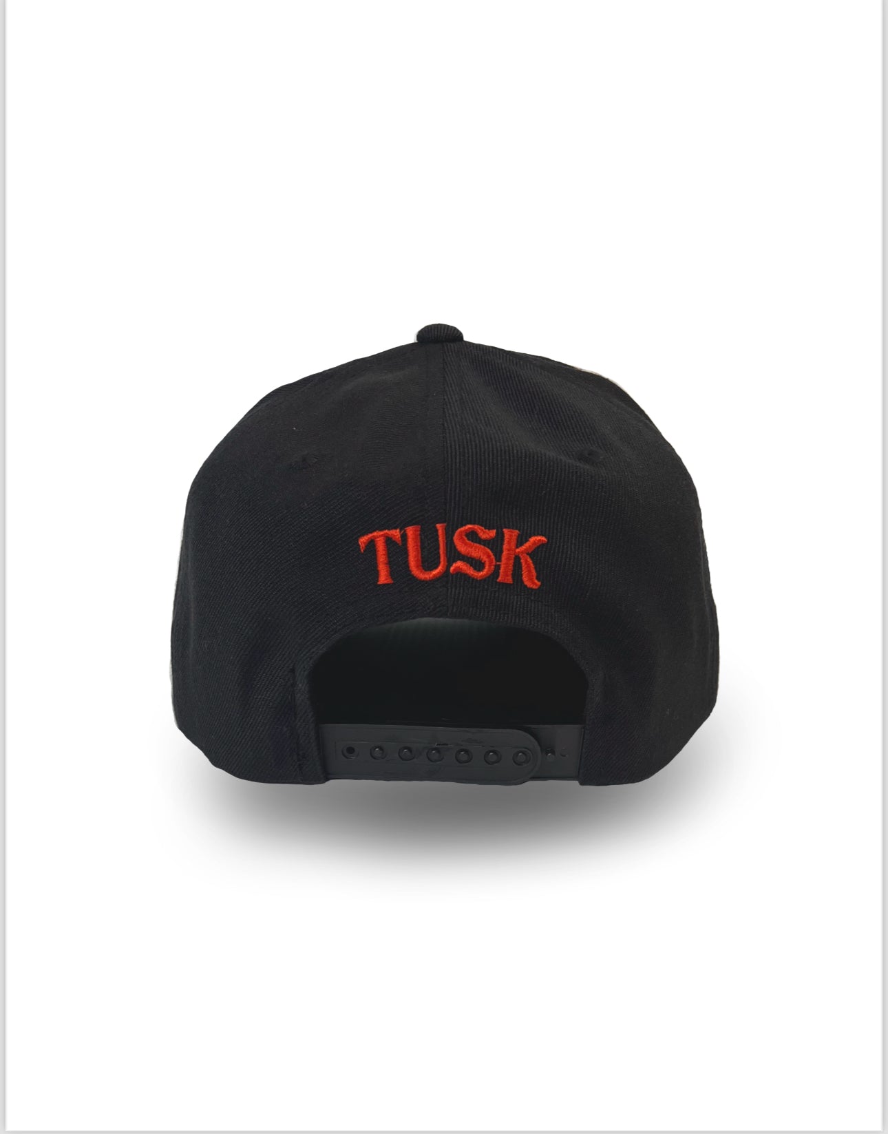 TUSK LOGO RED -BLACK SNAPBACK