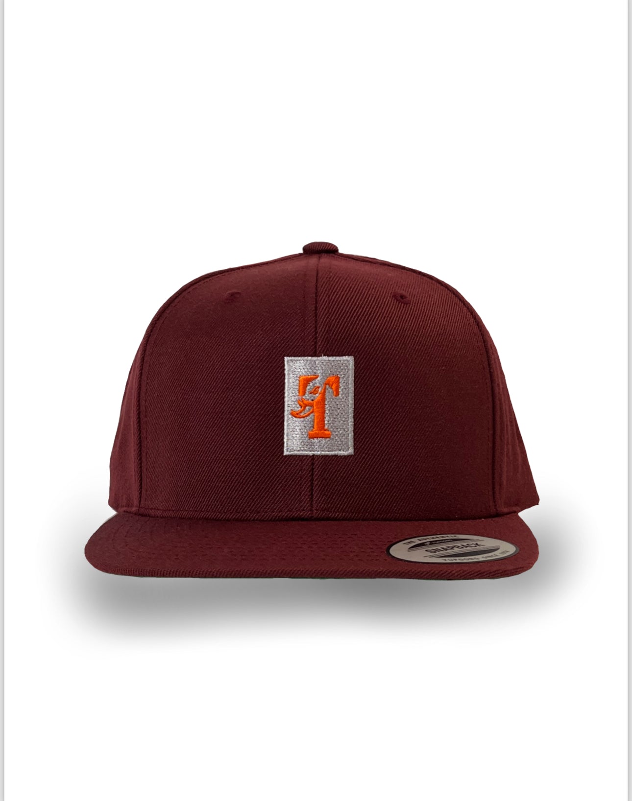 TUSK BOX LOGO - MAROON SNAPBACK