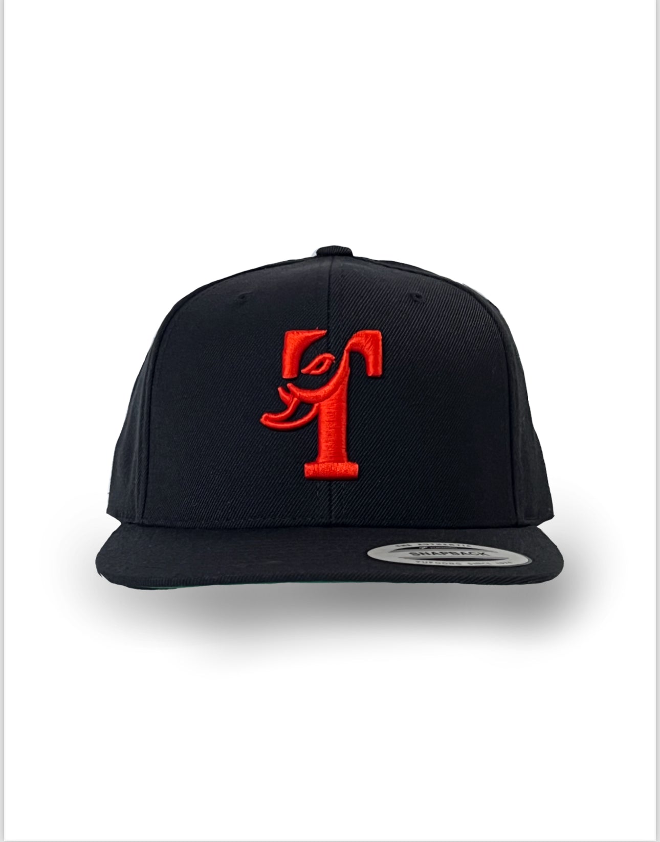 TUSK LOGO RED -BLACK SNAPBACK