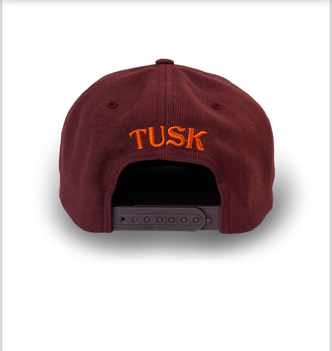 TUSK BOX LOGO - MAROON SNAPBACK